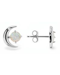 Kylie Harper - Opal Sun & Moon Celestial Stud Earrings - Lyst