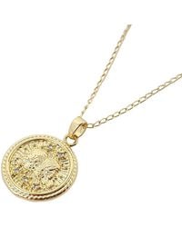 Harfi - Gemini Plated Zodiac Astrology Pendant Charm Necklace - Lyst