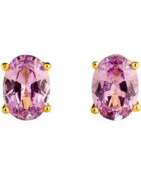 Juvetti - Ovo Earrings Set With Sapphire - Lyst