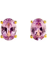 Juvetti - Ovo Earrings Set With Sapphire - Lyst