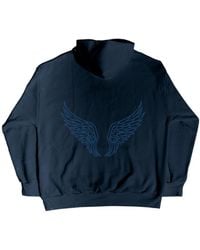 Aura & Co - Angel Rhinestone Hoodie - Lyst