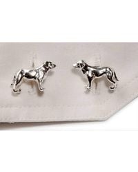 Simon Kemp Jewellers - Realistic Sterling Silver Labrador Cufflinks - Lyst