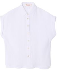 Louche - Abinaya Double Gauze Short Sleeved Shirt - Lyst