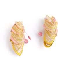 Nana Watanabe - See The Light Luminous Embroidered Earrings - Lyst