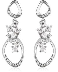 Lucy Quartermaine - Volcan Earrings With Topaz - Lyst