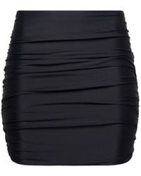 Playaluxe - Rio Ruched Mini Skirt - Lyst