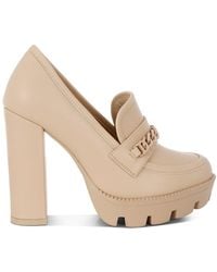Rag & Co - Corinne Chain Embellished Chunky Loafers - Lyst
