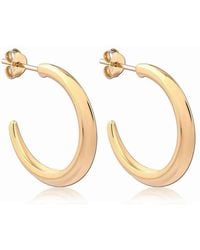 Astor & Orion - Crescent Hoops Medium - Lyst