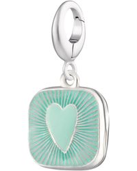 Lily Charmed - Sterling Heart Locket Charm - Lyst