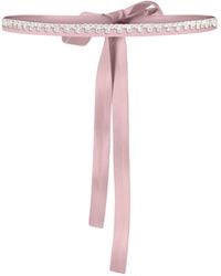 Tia Dorraine - Crystal-Embellished Belt - Lyst
