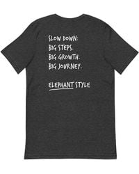 Anchor and Crew - Heather Think Ocean Elephant Aspirations Cotton Embroidered T-Shirt - Lyst