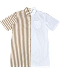 Zenzee - Two Tone Shirt Dress - Lyst