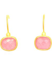 GEM BAZAAR - Paradise Earrings In Pink - Lyst