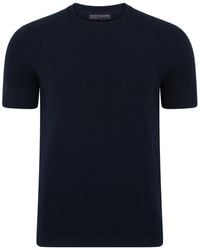 Paul James Knitwear - Midweight Julius Cotton Knitted T-Shirt - Lyst