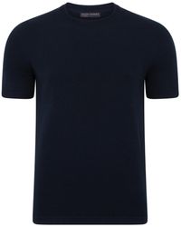 Paul James Knitwear - S Midweight Julius Cotton Knitted T-shirt - Lyst