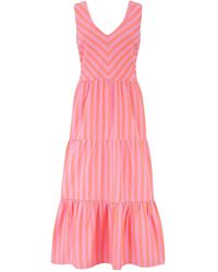 Sugarhill - Bette Midi Sundress, Tropical Crush Stripe - Lyst