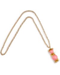 Pats Jewelry - Coral Necklace - Lyst