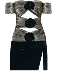 Nur Karaata - Corte Dei Papi Cut-Out Mini Dress - Lyst