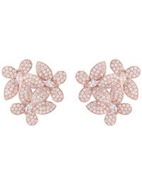 LÁTELITA London - Flowers Large Stud Earrings Rosegold - Lyst