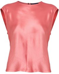 Helen Mcalinden - Nicki Coral Rose Blouse - Lyst