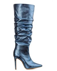Ginissima - Metallic Leather Eva Boots - Lyst