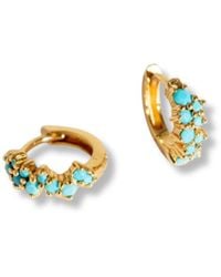 Claire Hill Designs - Galaxy Huggie Earrings - Lyst