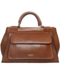 BELYSA - Rachel Cognac Leather Crossbody - Lyst