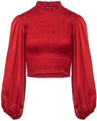 Urban Touch - High Neck Bodycon Long Sleeve Top - Lyst