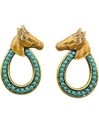 The Pink Reef - Lexington Horse Earring - Lyst