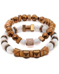 Ebru Jewelry - Rose Energy Quartz Bracelet Set - Lyst