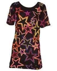 Any Old Iron - Beaded Color Star Mini Dress - Lyst