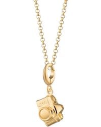 Lily Charmed - Plated Vintage Camera Charm Necklace - Lyst