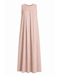 Nikka Place - Summer Linen Sleeveless Beach Dress - Lyst