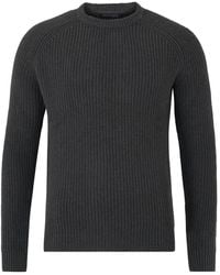 Paul James Knitwear - Heavyweight Cotton Clark Fisherman Rib Knit Jumper - Lyst