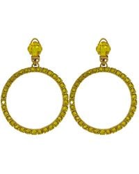 Vickisarge - The Medium Hoop Earrings - Lyst