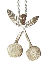 Lily Flo Jewellery - Cherry Necklace - Lyst