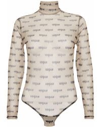 Sarah Regensburger - Vegan Mesh Bodysuit - Lyst
