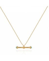 The Jewellery Store London - The Clarity Sovereign Pendant Necklace - Lyst