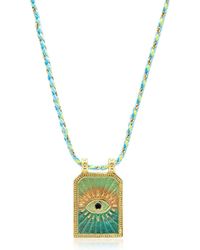Nialaya - Evil Eye Pendant Necklace - Lyst