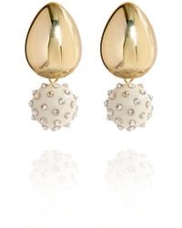 Saule Label - Tulia Jet Earrings - Lyst