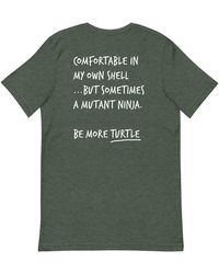 Anchor and Crew - Forest Think Ocean Turtle Aspirations Cotton Embroidered T-Shirt - Lyst