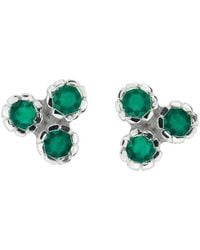 Charlotte's Web Jewellery - Threeni Stud Earrings - Lyst