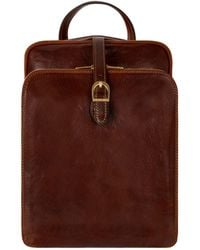 Time Resistance - Convertible Leather Backpack Shoulder Bag - Lyst