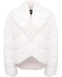 OW Collection - Milan Faux Fur Jacket - Lyst