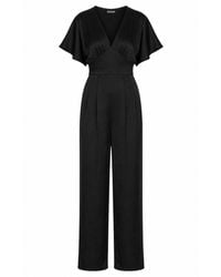 Traffic People - Smooth Operator Short Sleeve Grace Wide Leg Jumpsuit - Lyst
