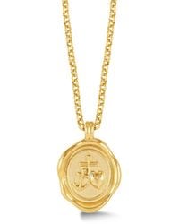 Dower & Hall - Hope Talisman Necklace - Lyst