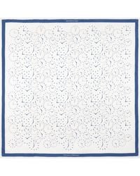 Otway & Orford - 'Chronos' Watch Design Silk Pocket Square - Lyst