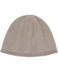 Pink Maharani - Neutrals Classic Knitted Winter Beanie – Natural - Lyst