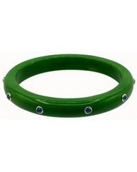 Michael Nash Jewelry - Kristen Studded Resin And Stone Bangle - Lyst