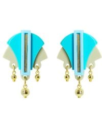 Gissa Bicalho - Handmade Acrylic Earring Oca - Lyst
